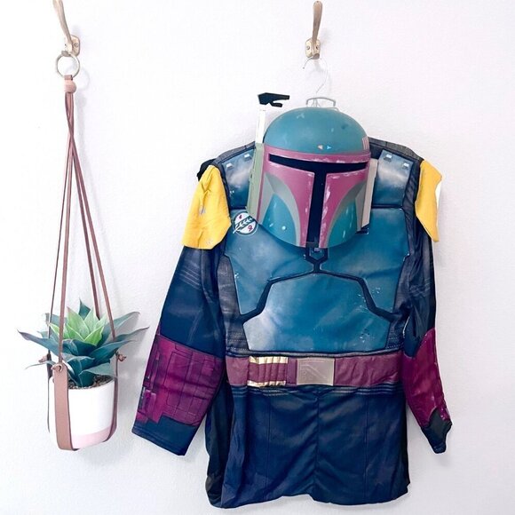 NWT Disney Star Wars Boba Fett Adult Halloween Costume Size S - Picture 2 of 12